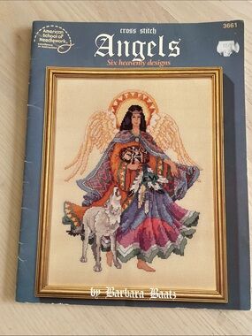 Angels Cross Stitch Pattern Booklet of 6 Patterns